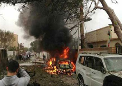 إحدى التفجيرات باليبيا - ارشيفية